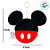 Chaveiro de Pelúcia - Cabeça Mickey - 17cm - 1 unidade - Disney Original - Rizzo - Imagem 5