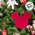 Enfeite Para Pendurar - Pingente Mickey Vermelho - 15cm - Disney Original - 1 unidade - Rizzo - Imagem 3