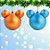 Kit Bolas de Natal Mickey Azul e Laranja - 10cm - 2 unidades - Disney Original - Rizzo - Imagem 1