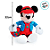 Pelúcia Mickey com Caixa de Presente - 32cm - Disney Original - 1 unidade - Rizzo - Imagem 3