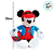 Pelúcia Mickey com Caixa de Presente - 20cm - Disney Original - 1 unidade - Rizzo - Imagem 6