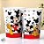 Copo de Papel - Mickey Mouse - 180ml  - 8 unidades - Disney Original - Rizzo - Imagem 1