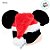 Pelúcia Cabeça Mickey c/ Gorro de Natal - 15 cm - Natal Disney - 1 unidade - Disney Original - Rizzo - Imagem 3
