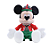 Mickey de Casaquinho e Boné - "Mickey Natalino" - 40 cm - 1 unidade - Disney Original - Rizzo - Imagem 1