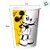 Copo Papel 180ml Festa Mickey Fãs - 12 unidades - Disney Original - Rizzo - Imagem 3