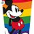 Copo Papel 180ml Festa Mickey Arco-Íris - 12 unidades - Disney Original - Rizzo - Imagem 2