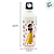 Garrafa de Alumínio com Mosquetão - Branca de Neve - 500ml - 1 unidade - Disney Original  - Rizzo - Imagem 4