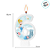 Vela - Cinderela N°6 - 9cm - 1 unidade - Disney Original  - Rizzo - Imagem 3