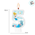 Vela - Cinderela N°5 - 9cm - 1 unidade - Disney Original  - Rizzo - Imagem 3