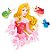 Kit Decorativo - Aurora  - 4 unidades - Disney Original - Rizzo - Imagem 1