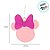Enfeite Para Pendurar - Pingente Minnie Com Laço - 15cm - Disney Original - 1 unidade - Rizzo - Imagem 3