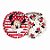 Prato de Papel Redondo - Minnie Mouse - 18cm - 8 unidades - Disney Original - Rizzo - Imagem 1