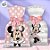 Sacola Plástica - Minnie Mouse Rosa   - 8 unidades - Disney Original - Rizzo - Imagem 1