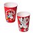 Copo de Plástico Festa Minnie e Margarida Vermelha 320Ml - Disney Original - Rizzo - Imagem 2