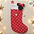 Bota de Natal para Pendurar - Minnie Poá - 48cm - 1 unidade - Disney Original - Rizzo - Imagem 1
