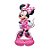 Balão de Festa Metalizado 52" 1,32m - Minnie  - 1 unidade - Disney Original - Rizzo - Imagem 1