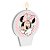 Vela Plana - Minnie Mouse Rosa - 1 unidade - Disney Original - Rizzo - Imagem 1