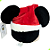 Pelúcia Cabeça Minnie c/ Gorro de Natal - 20 cm - 1 unidade - Disney Original - Rizzo - Imagem 3