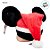 Pelúcia Cabeça Minnie c/ Gorro de Natal - 20 cm - 1 unidade - Disney Original - Rizzo - Imagem 5