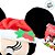 Pelúcia Cabeça Minnie c/ Gorro de Natal - 20 cm - 1 unidade - Disney Original - Rizzo - Imagem 6