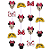 Cortina Papel para Montar Festa Minnie Mouse - 01 Unidade - Disney Original - Rizzo - Imagem 1