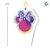 Vela Plana Adesivada Minnie Tie Dye - 01 Unidade - Disney Original - Rizzo Festas - Imagem 2