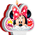 Vela Festa Minnie Vermelho - Disney Original - Rizzo - Imagem 4