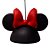 Luminária Pendente Orelhas Minnie Preto - 1 unidade - Disney Original - Usare - Imagem 3