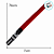 Almofada Sabre de Luz Vermelho - Star Wars - Disney Original - 1 unidade - Rizzo - Imagem 3