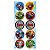 Adesivo Festa Avengers- 30 Unidades - Disney Original  - Rizzo - Imagem 1
