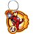 Chaveiro MDF Homem de Ferro Avengers - 1 Pacote 4 Peças - Disney Original - Rizzo - Imagem 1