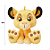 Pelúcia Disney Simba Big Feet 45cm Rei Leão - Disney Original - 1 Un - Rizzo - Imagem 3