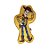 Almofada Woody 32cm - Toy Story - 1 unidade - Disney Original - Rizzo - Imagem 1