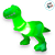 Luminária Rex - Toy Story - 28cm - 1 unidade - Disney Original - Usare - Imagem 3