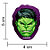Aplique Decorativo Hulk - 12 PÇs - 1 UN - Disney Original - Rizzo - Imagem 2