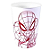 Copo de Plástico Homem Aranha Branco - 320ml - 1 unidade - Disney Original - Rizzo - Imagem 1