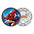 Prato de Papel Redondo - Spider Man - 8 unidades - Disney Original - Rizzo - Imagem 1