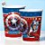 Copo de Papel Festa Vingadores Capitão América 180ml - 8 Unidades - Disney Original - Rizzo Festas - Imagem 1