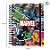 Caderno Smart Univ. Com Folhas Reposicionáveis - Vingadores Marvel - Ref. 4634 - Disney Original - 1 unidade - Imagem 4