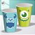 Copo de Papel Festa Monstros SA - 200ml - 8 unidades - Disney Original - Rizzo - Imagem 1