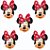 Mini Carinha Impresso em EVA - Minnie - 01 unidade - Disney Original - Rizzo - Imagem 1