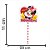 Topo de Bolo Impresso - Minnie - 7 peças - Disney Original - Rizzo - Imagem 2
