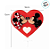 Vela Decoratica - Mickey & Minnie Coração - 12cm - 1 unidade - Disney Original  - Rizzo - Imagem 4