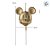 Vela Turma Mickey Dourada - Disney Original  - 1 unidade - Rizzo - Imagem 3