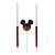 Vela Mickey 360 Glitter Vermelho - Disney Original - 1 unidade - Rizzo - Imagem 1