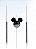 Vela Mickey 360 Glitter Prata - Disney Original - 1 unidade - Rizzo - Imagem 1