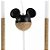 Vela Mickey 360 Glitter Dourada - Disney Original - 1 unidade - Rizzo - Imagem 3