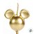 Vela Mickey 360 Dourada - Disney Original - 1 unidade - Rizzo - Imagem 2