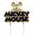 Vela Mickey Metalizada Dourada - Disney Original  - 1 unidade - Rizzo - Imagem 1