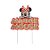Vela Minnie Colorido Glitter Dourado - Disney Original  - 1 unidade - Rizzo - Imagem 1